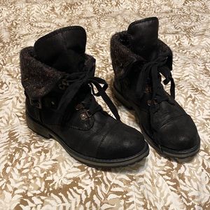 Roxy Black Combat boots